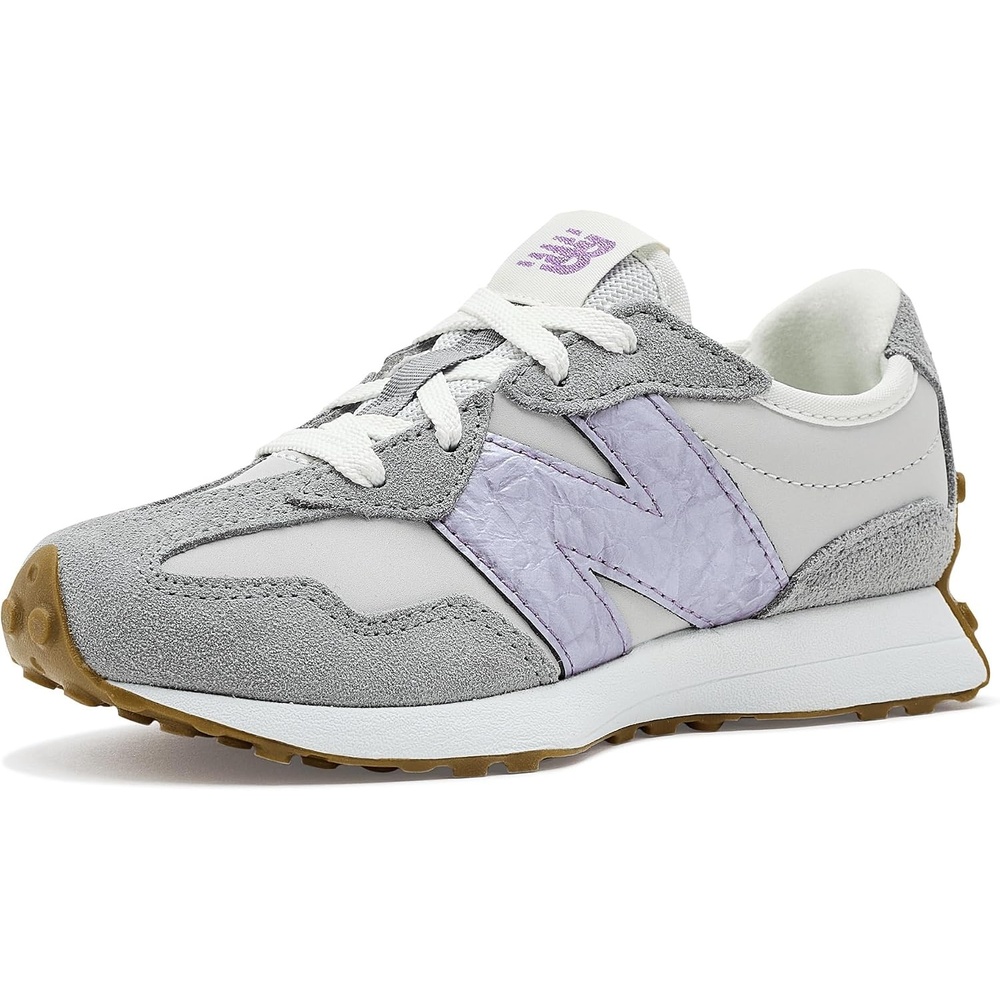 image:imageNew Balance UnisexChild 327 Little KidGrey MatterCandied Violet