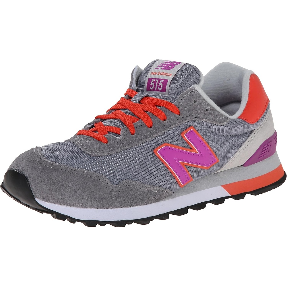 image:imageNew Balance Womens 515 V1 Classic SneakerSneakerGreyPurpleOrange