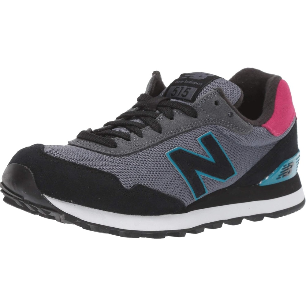 image:imageNew Balance Womens 515 V1 Classic SneakerSneakerLight AluminumBlackDeep Ozone Blue