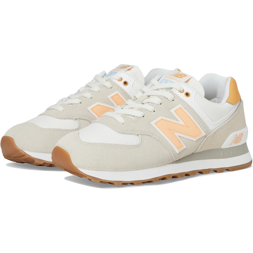 image:imageNew Balance Womens 574 ShoesTimberwolfAlpha Orange