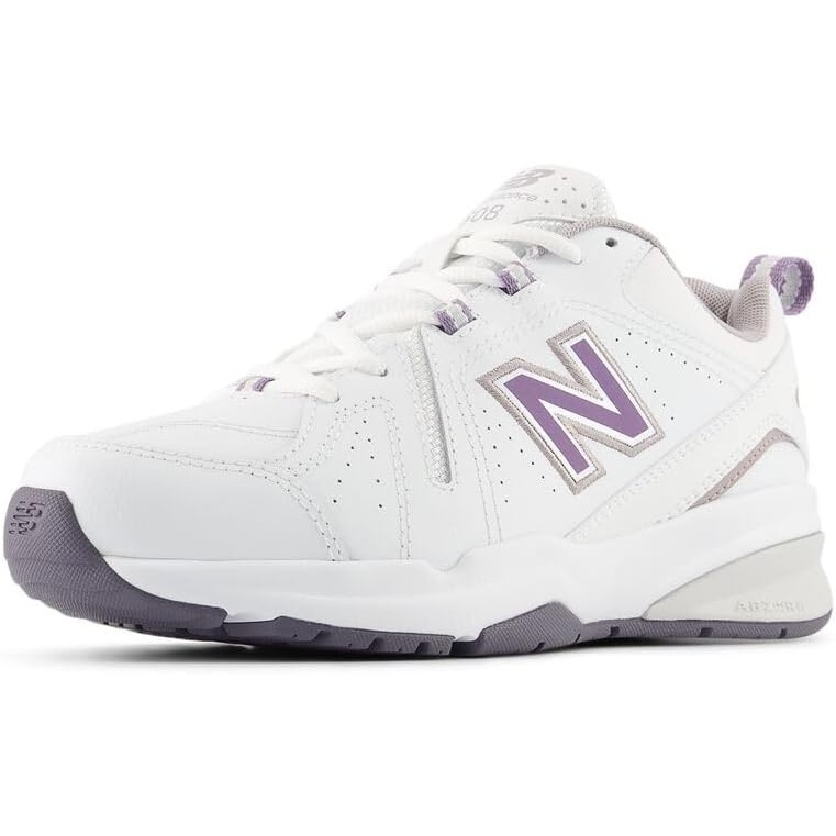 image:imageNew Balance Womens 608 V5 Casual Comfort Cross TrainerNb 102 WhiteCandied Violet