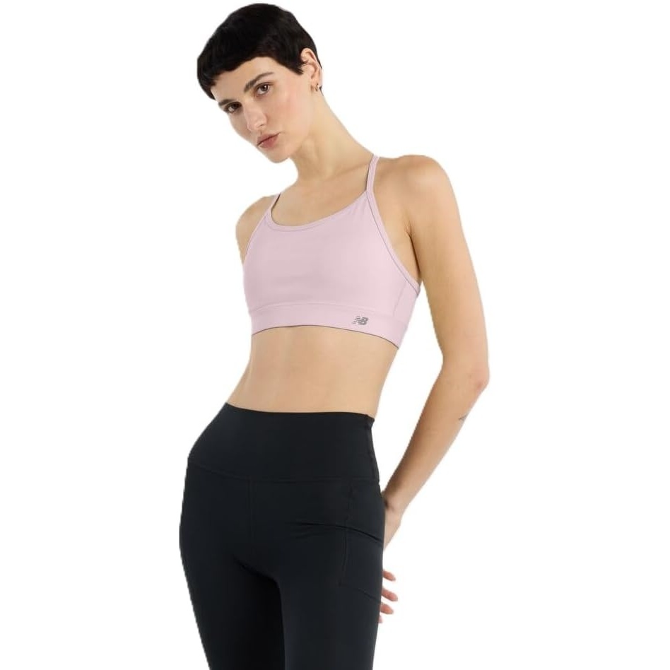 image:imageNew Balance Womens Nb Essential Yoga BraRose Sugar