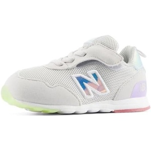 New Balance Baby-Boys 515 New-b Hook & Loop(Grey Matter/Lilac Glo)