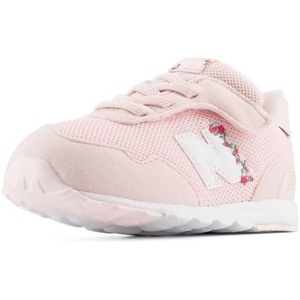 New Balance Baby-Boys 515 New-b Hook & Loop(Shell Pink/Nb 103 White)