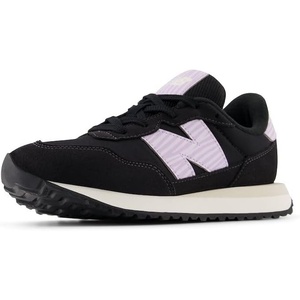 New Balance Kids 237 V1 Lace-up Sneaker(Black/Lilac Glo)