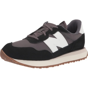 New Balance Kids 237 V1 Lace-up Sneaker(Black/Moonbeam)