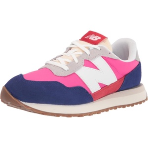 New Balance Kids 237 V1 Lace-up Sneaker(Blue/Exuberant Pink)