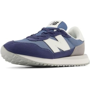 New Balance Kids 237 V1 Lace-up Sneaker(Heron Blue/Vintage Indigo)