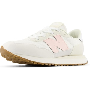 New Balance Kids 237 V1 Lace-up Sneaker(Shell Pink/Sea Salt)