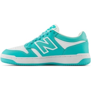 New Balance Kids 480 V1 Lace-up Sneaker(Airyteal/White)