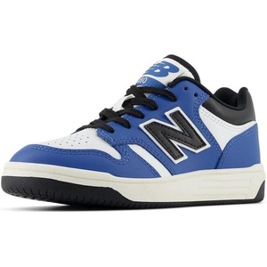 New Balance Kids 480 V1 Lace-up Sneaker(Blue Agate/White)