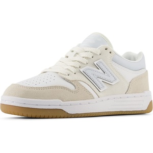 New Balance Kids 480 V1 Lace-up Sneaker(Sea Salt/Ice Blue/Timberwolf)