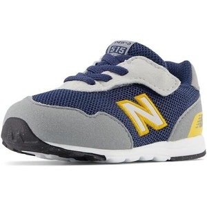 New Balance Kids’ 515 V1 Hook and Loop Sneakers(Nb Navy/Slate Grey)