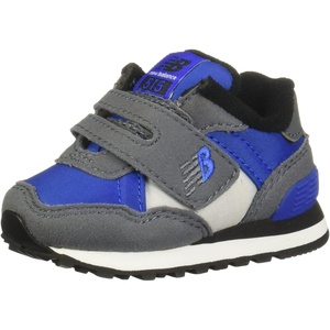 New Balance Kids’ 515 V1 Lace-up Sneaker(Lead/Cobalt)