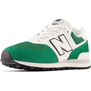 New Balance Kid’s 574 V1 Classic Lace-Up Sneaker (Big Kid)(Classic Pine/White/Black)