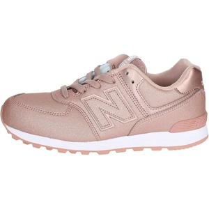 New Balance Kid’s 574 V1 Classic Lace-Up Sneaker (Big Kid)(Gold/Gold)