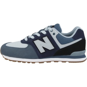 New Balance Kid’s 574 V1 Classic Lace-Up Sneaker (Big Kid)(Pigment/Black)