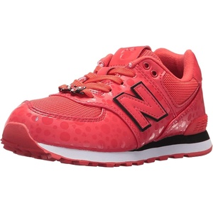 New Balance Kid’s 574 V1 Classic Lace-Up Sneaker (Big Kid)(Red/White Speckle)