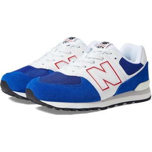New Balance Kid’s 574 V1 Classic Lace-Up Sneaker (Big Kid)(Team Royal/White/True Red)