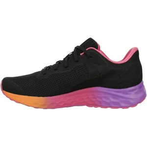 New Balance Kids Fresh Foam Arishi V4 Running Shoe (Little Kid)(Black/Passion Fruit/Dragon Berry)