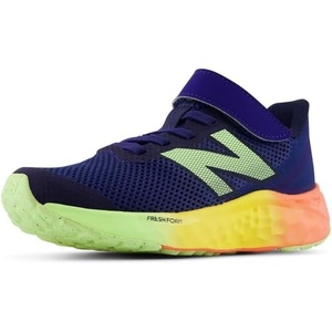 New Balance Kids Fresh Foam Arishi V4 Running Shoe (Little Kid)(Blue Oyster/Afterglow/Tangerine Heat)