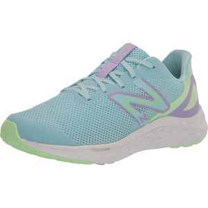 New Balance Kids Fresh Foam Arishi V4 Running Shoe (Little Kid)(Blue/Green Aura/Lilac Glo)