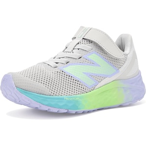 New Balance Kids Fresh Foam Arishi V4 Running Shoe (Little Kid)(Grey Matter/Daybreak)