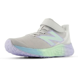 New Balance Kids Fresh Foam Arishi V4 Running Shoe (Little Kid)(Grey Matter/Daybreak/Cosmic Jade)
