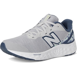 New Balance Kids Fresh Foam Arishi V4 Running Shoe (Little Kid)(Grey Matter/Vintage Indigo/Melon Water)
