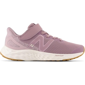 New Balance Kids Fresh Foam Arishi V4 Running Shoe (Little Kid)(Lilac Chalk/Sea Salt)