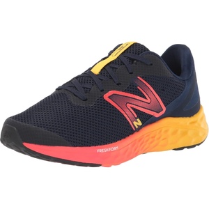 New Balance Kids Fresh Foam Arishi V4 Running Shoe (Little Kid)(Team Navy/Electric Red/Egg Yolk)