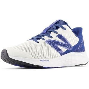 New Balance Kids Fresh Foam Arishi V4 Running Shoe (Little Kid)(White/Night Sky/Marine Blue)