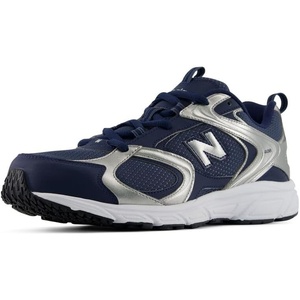 New Balance Men’s 408 Sneaker(Vintage Indigo/Silver Metallic)