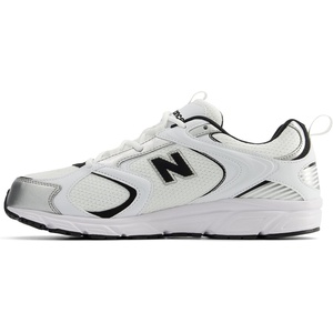 New Balance Men’s 408 V1 Sneakers(White/Black/Silver)