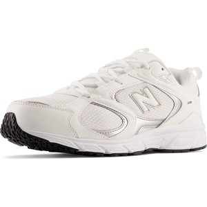 New Balance Men’s 408 V1 Sneakers(White/Silver Metallic/Black)