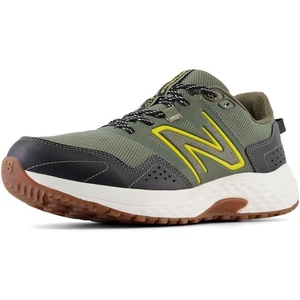 New Balance Men’s 410 V8 Trail Running Shoe(Dark Olivine/Ginger Lemon/Black)