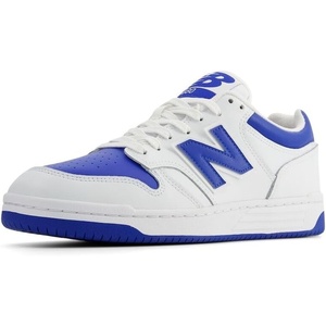 New Balance Men’s 480 V1 Sneakers(White/Cobalt Blue/White)