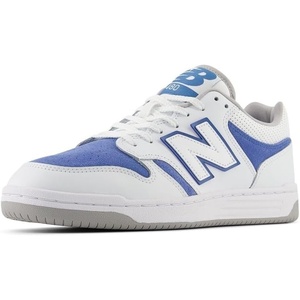 New Balance Men’s 480 V1 Sneakers(White/Royal Blue)