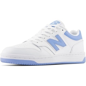New Balance Men’s 480 V1 Sneakers(White/Team Carolina/Light Aluminum)