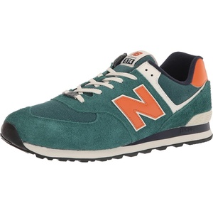New Balance Men’s 574 Vulc Sneakers(Brown/Light Green)