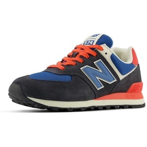 New Balance Men’s 574 Vulc Sneakers(Phantom/Blue Agate/Blast Red)