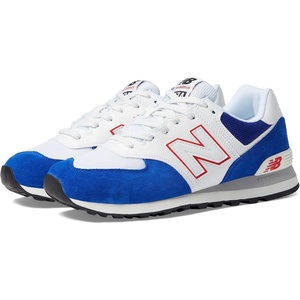 New Balance Men’s 574 Vulc Sneakers(Royal Blue/White)