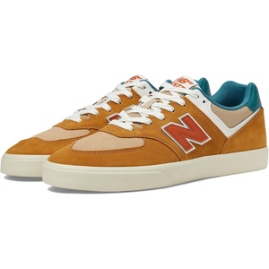 New Balance Men’s 574 Vulc Sneakers(Wheat/Vintage Teal)