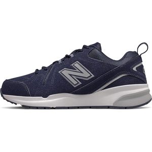 New Balance Men’s 608 V5 Casual Comfort Cross Trainer(Pigment/Gunmetal/Silver Metallic)