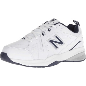 New Balance Men’s 608 V5 Casual Comfort Cross Trainer(White/Navy)