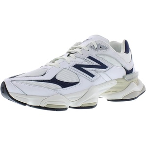 New Balance Men’s 9060 Sneakers(Pure White/Blue/White)