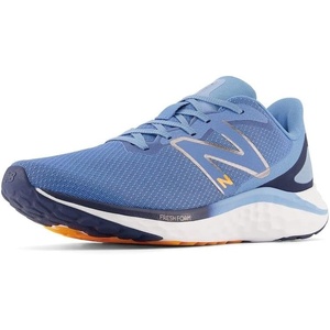 New Balance Men’s Fresh Foam Arishi V4 Running Shoe(Blue/Hot Marigold)