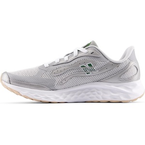 New Balance Men’s Fresh Foam Arishi V4 Running Shoe(Raincloud/Silver Metallic/Dark Alpine Green)