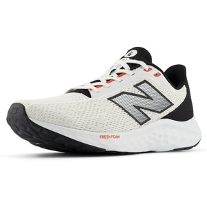 New Balance Men’s Fresh Foam Arishi V4 Running Shoe(White/Black/Neo Flame)