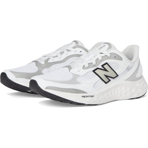 New Balance Men’s Fresh Foam Arishi V4 Running Shoe(White/Silver Metallic)